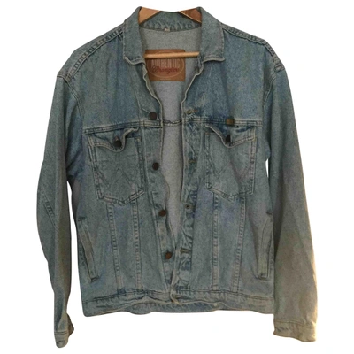 Pre-owned Wrangler Blue Denim - Jeans Jacket