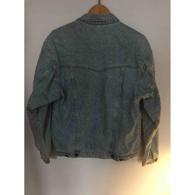 Pre-owned Wrangler Blue Denim - Jeans Jacket