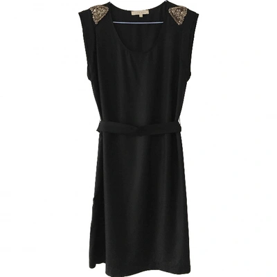 Pre-owned Sandro Mini Dress In Black