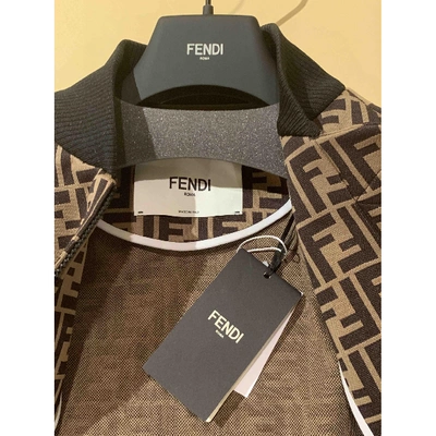 Pre-owned Fendi Brown Cotton Jacket