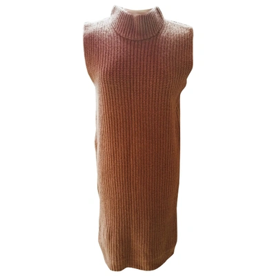 Pre-owned American Vintage Camel Wool Dress