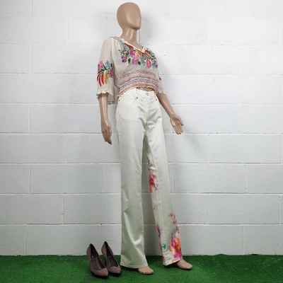 Pre-owned Krizia Trousers In Multicolour