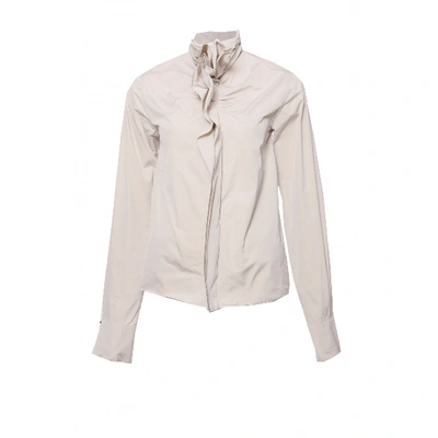 Pre-owned Lanvin Beige Polyester Top