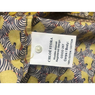 Pre-owned Chloé Stora Yellow Cotton  Top