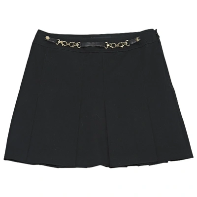Pre-owned Gucci Black Wool Skirt