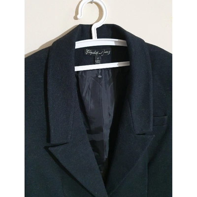 Pre-owned Elizabeth And James Grey Synthetic Jacket
