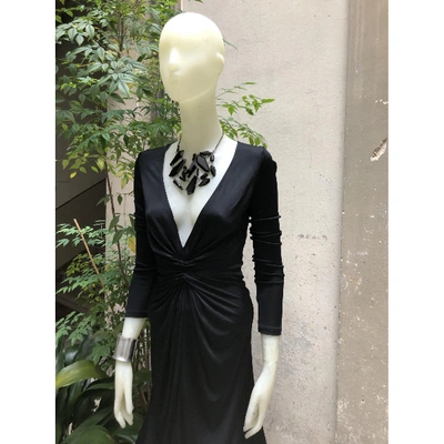 Pre-owned Pinko Mid-length Dress In Black