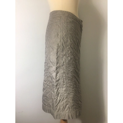 Pre-owned Prada Grey Skirt