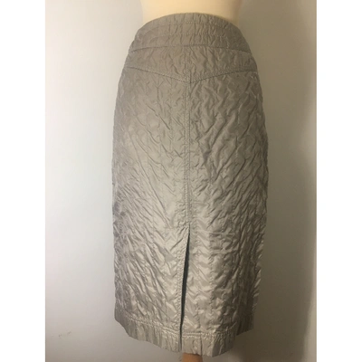 Pre-owned Prada Grey Skirt