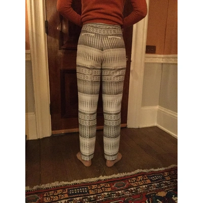 Pre-owned Amanda Wakeley White Trousers