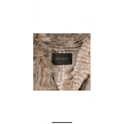 Pre-owned Hockley Beige Fur Jacket