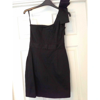 Pre-owned French Connection Mini Dress In Black
