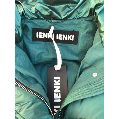 Pre-owned Ienki Ienki Green Coat