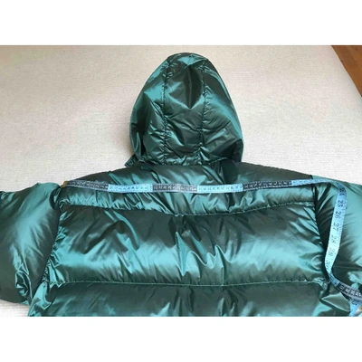 Pre-owned Ienki Ienki Green Coat