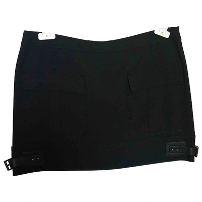 Pre-owned Barbara Bui Mini Skirt In Black