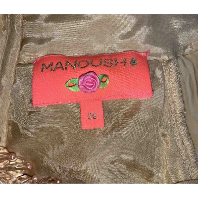 Pre-owned Manoush Shirt In Ecru