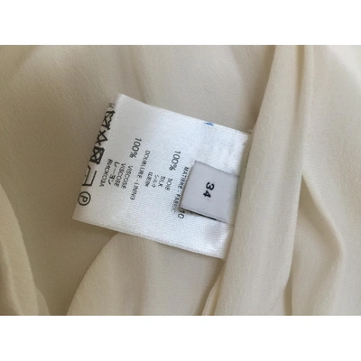 Pre-owned Givenchy White Silk Jumpsuit