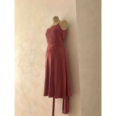 MARC JACOBS Pre-owned Silk Mid-length Dress In Pink