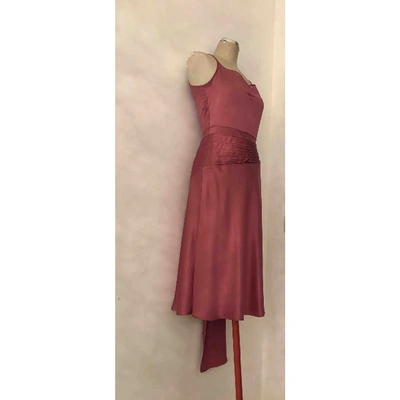 MARC JACOBS Pre-owned Silk Mid-length Dress In Pink