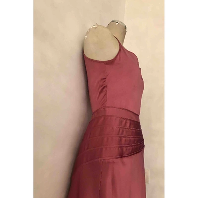 Pre-owned Marc Jacobs Silk Mid-length Dress In Pink