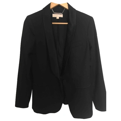 Pre-owned Michael Kors Wool Blazer In Black