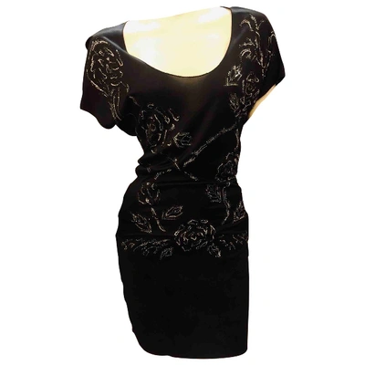 Pre-owned Jitrois Mini Dress In Black