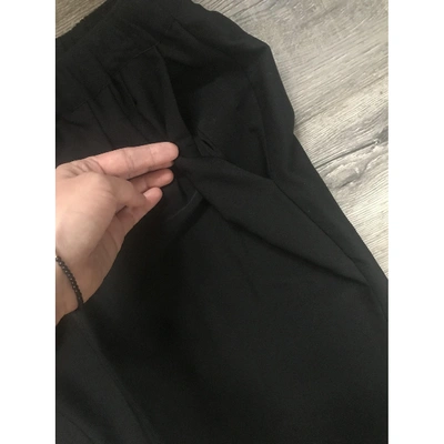Pre-owned Kobi Halperin Straight Pants In Black