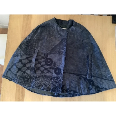 Pre-owned By Walid Navy Cotton Jacket