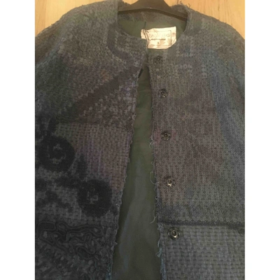 Pre-owned By Walid Navy Cotton Jacket
