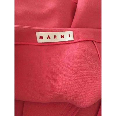 Pre-owned Marni Pink Wool Skirts