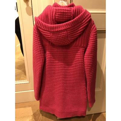 Pre-owned Bark Wool Caban In Pink