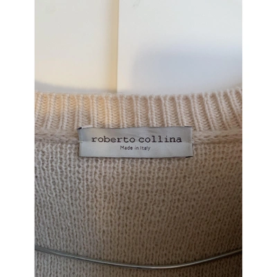 Pre-owned Roberto Collina Ecru Wool Jacket