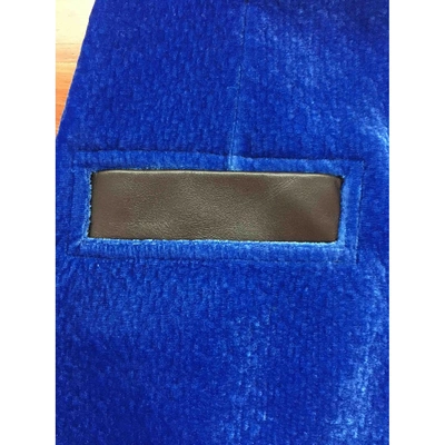 Pre-owned Sandro Mini Skirt In Blue