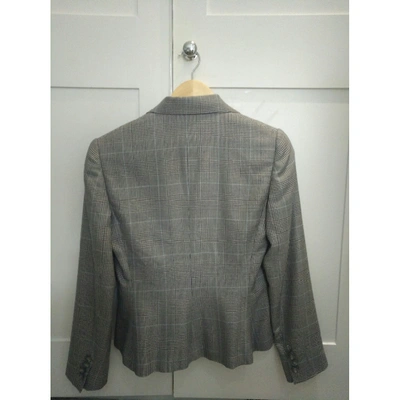 Pre-owned Ralph Lauren Wool Blazer In Grey