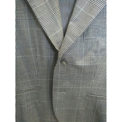 Pre-owned Ralph Lauren Wool Blazer In Grey