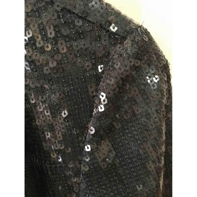 Pre-owned Hoss Intropia Silk Cardi Coat In Grey