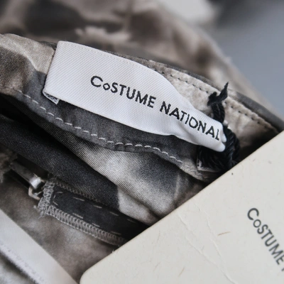 Pre-owned Costume National Khaki Silk Dress