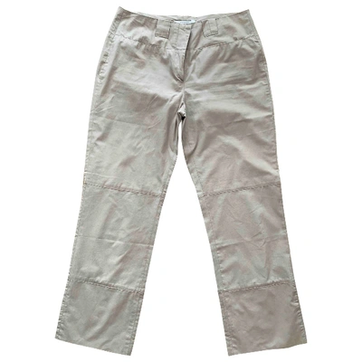 Pre-owned Comptoir Des Cotonniers Trousers In Beige
