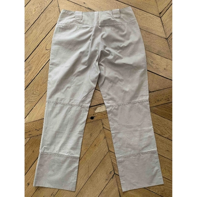 Pre-owned Comptoir Des Cotonniers Trousers In Beige