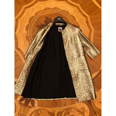 Pre-owned M Missoni Coat In Gold