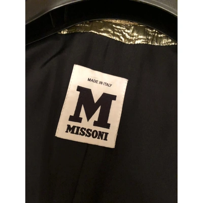 Pre-owned M Missoni Coat In Gold