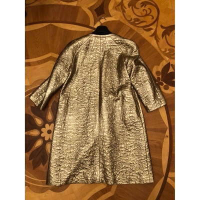 Pre-owned M Missoni Coat In Gold