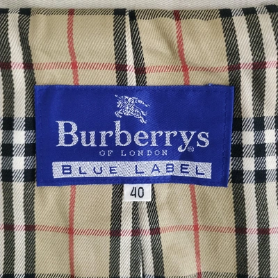 Pre-owned Burberry Khaki Cotton Coat