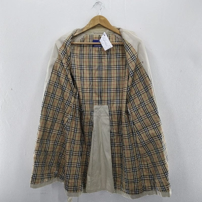 Pre-owned Burberry Khaki Cotton Coat