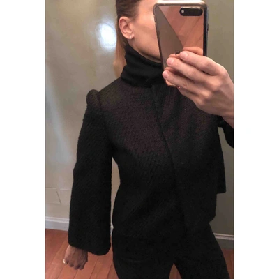 Pre-owned Prada Black Tweed Jacket