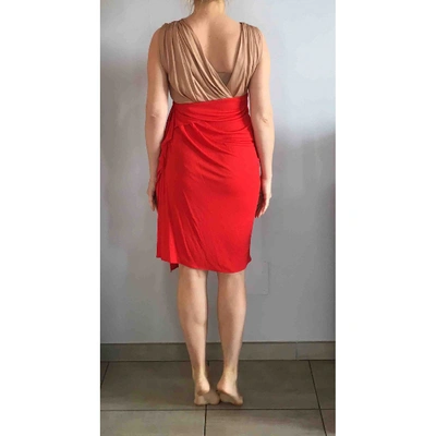 Pre-owned Vionnet Mid-length Dress In Red