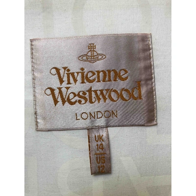 Pre-owned Vivienne Westwood Silk Mid-length Dress In Grey