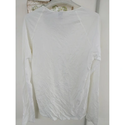 Pre-owned Cycle Jersey Top In White