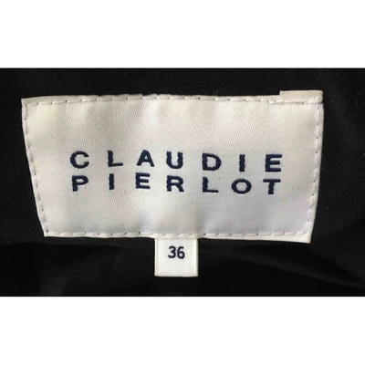 Pre-owned Claudie Pierlot Black Velvet Coat