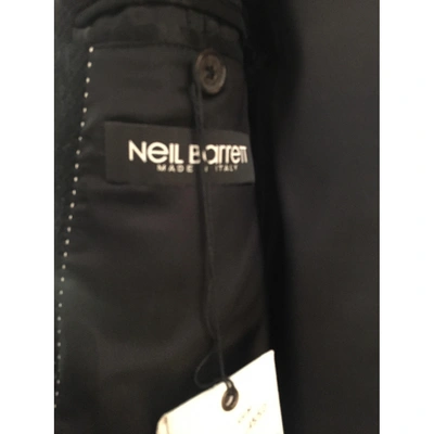 Pre-owned Neil Barrett Wool Coat In Black